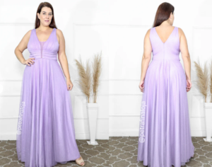 vestido para festa plus size