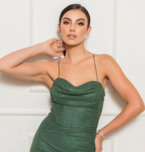 vestido sereia