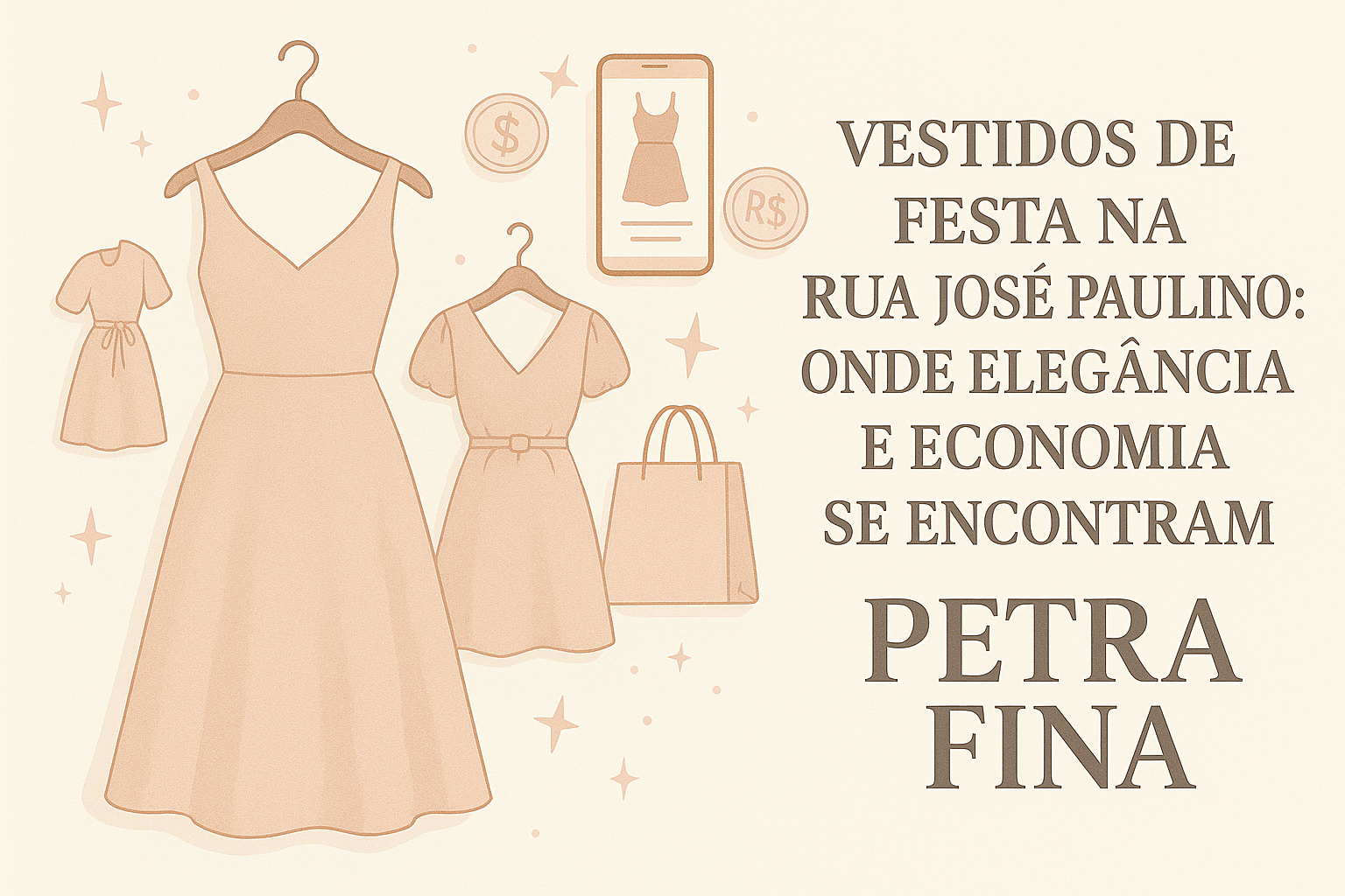Vestidos de Festa na Rua José Paulino: Onde Elegância e Economia se Encontram